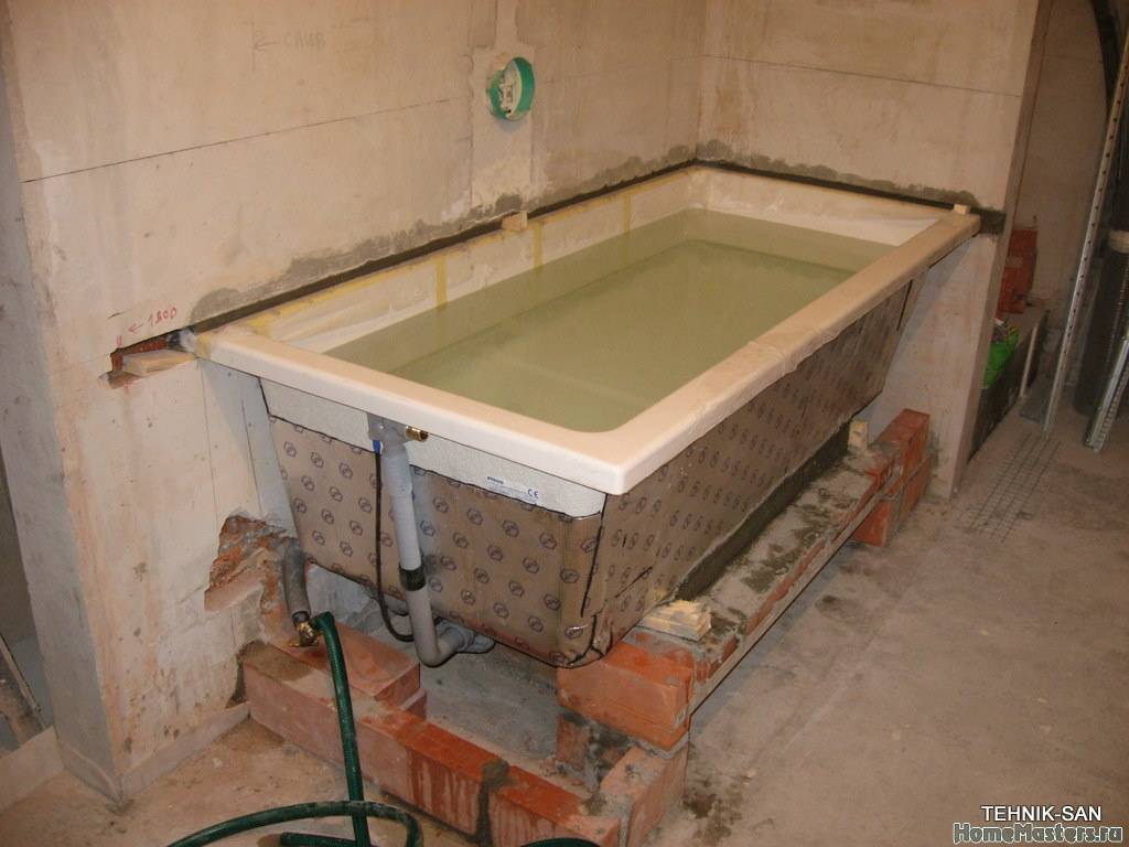 Каркас под ванну: необходимость установки, пошаговые инструкции по сборке из разных материалов