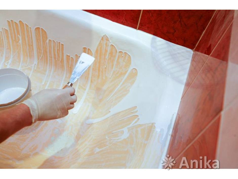 Покраска ванны своими руками эмалью и акрилом - пошаговое руководство