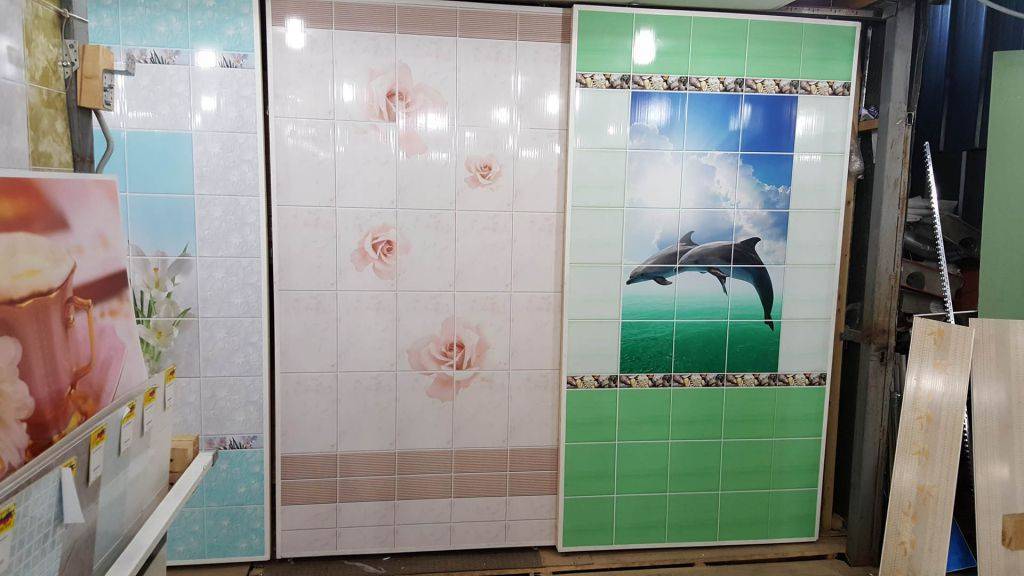 Влагостойкие панели для ванной - фото листовых и реечных стеновых пвх панелей