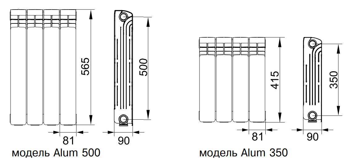 Мощность одной секции биметаллического радиатора: расчет, правила выбора