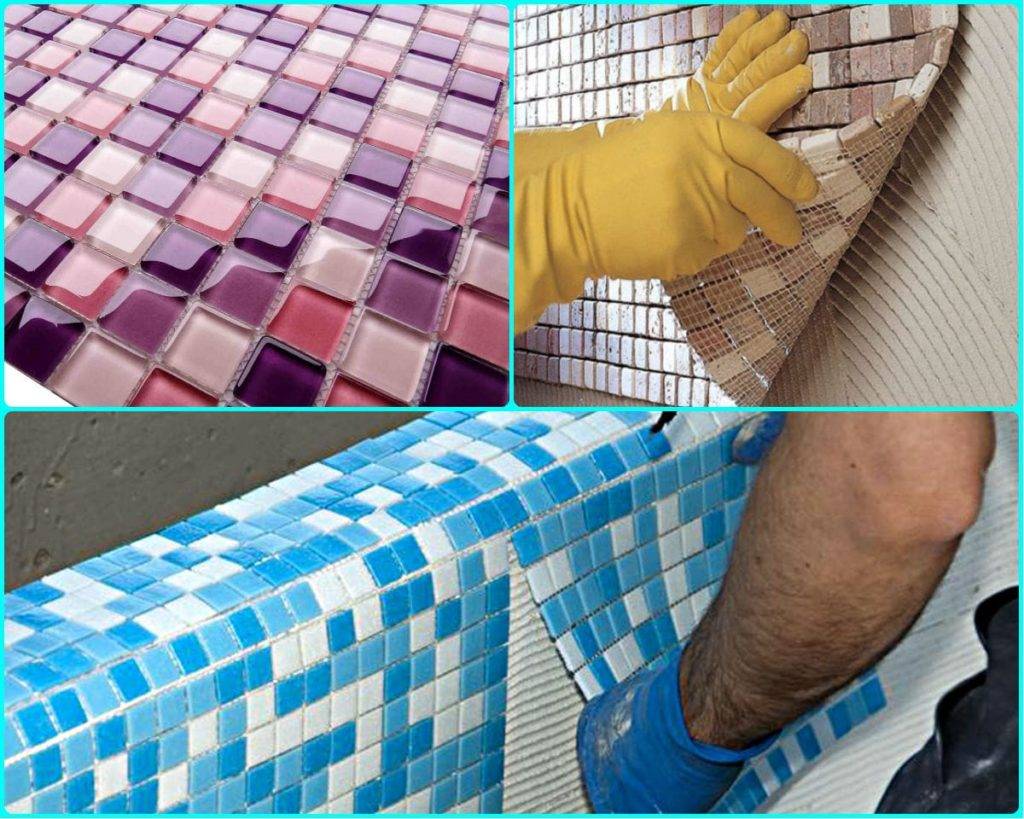 Клей для плитки мозаики: чем клеить изделие на сетке, водостойкий клеящий состав для крупноформатных материалов из мрамора и стекломозаики