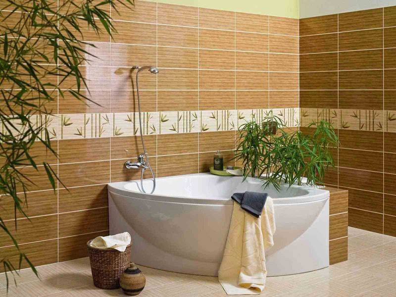 Модная плитка для ванной - модные и функциональные решения современной ванной комнаты.