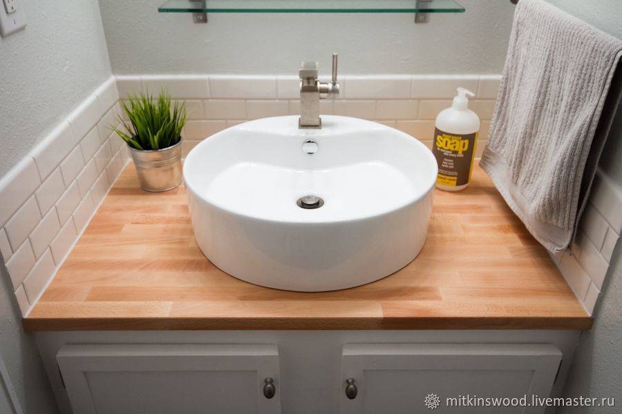 6 лучших материалов для столешницы под раковину в ванную комнату (практично и красиво)
