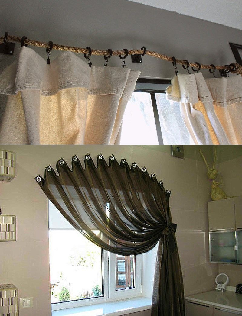 Как повесить шторы красиво и правильно: в гостиной, спальне и зале
 - 21 фото