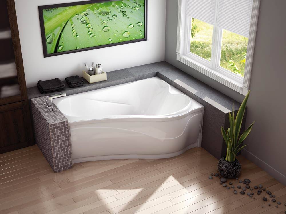 Дизайн ванной комнаты с угловой ванной 2021 года — и душевой кабиной, совмещенной с туалетом и стиральной машиной, современные идеи, фото