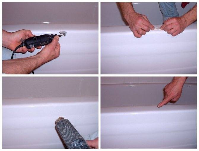 Реставрация ванн акрилом своими руками в домашних условиях + фото и видео