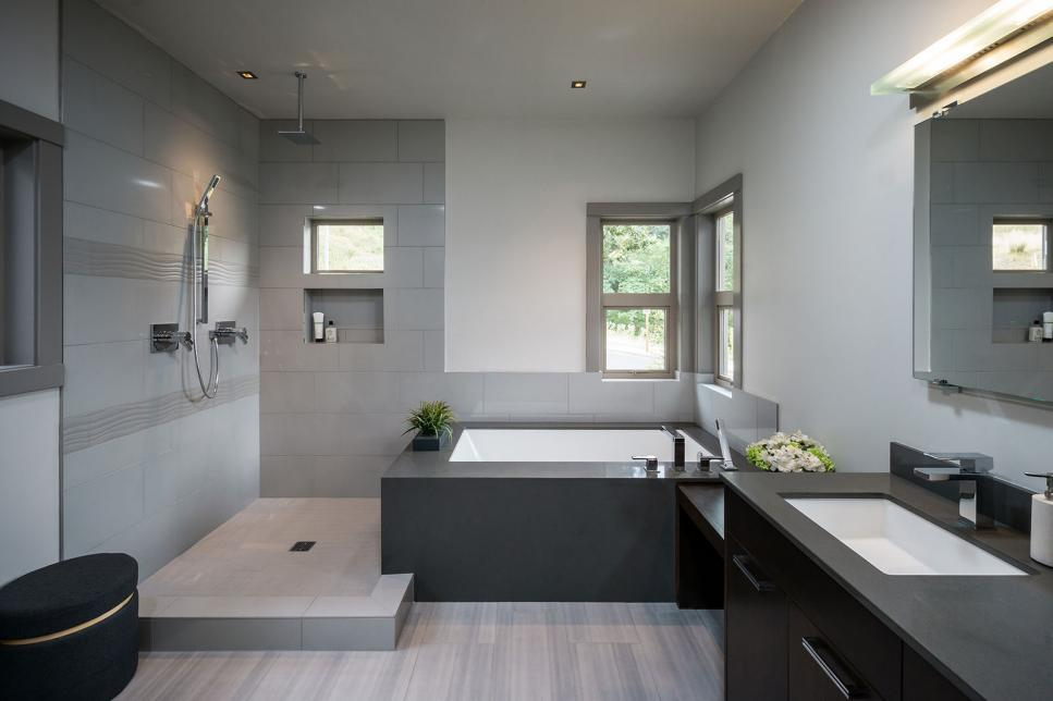 Серая ванная — дизайн, идеи оформления и особенности подбора стиля интерьера (115 фото). дизайн серой ванной комнаты: плюсы и минусы, сочетания серого с другими цветами, реальные фото примеры