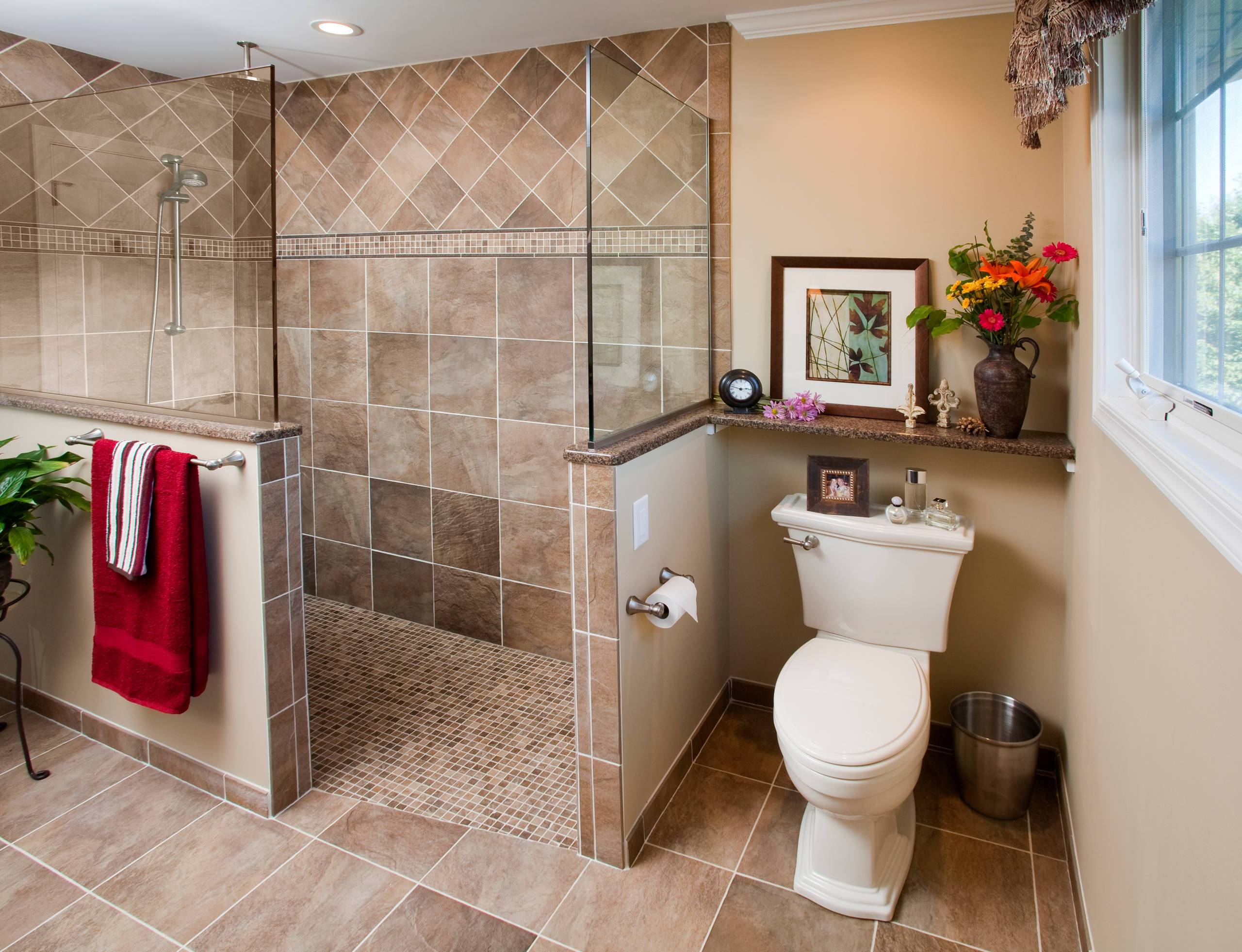 Стены в ванной: какой декор выбрать и как стильно украсить (65 фото)