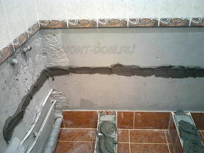 Несколько способов установки ванны. | блог сайта lomrem.ru