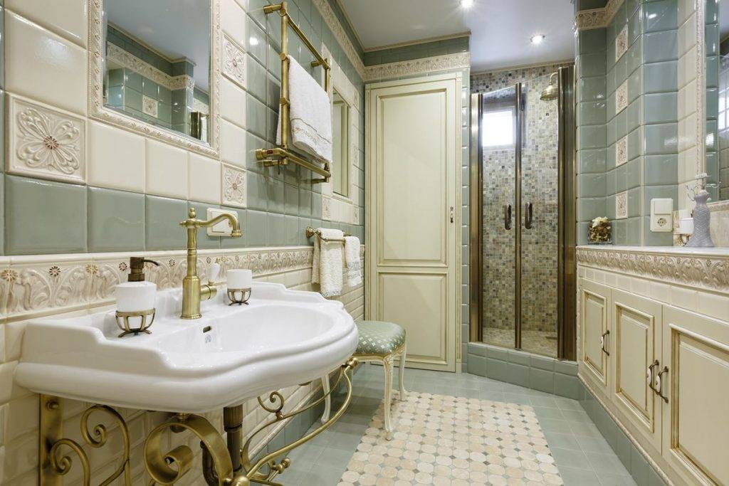 Дизайн ванной комнаты в классическом стиле (фото) – идеи интерьера